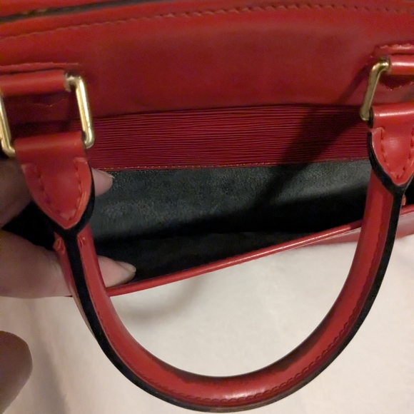 Authentic Louis Vuitton Red Epi Riviera Bag - Picture 12 of 15